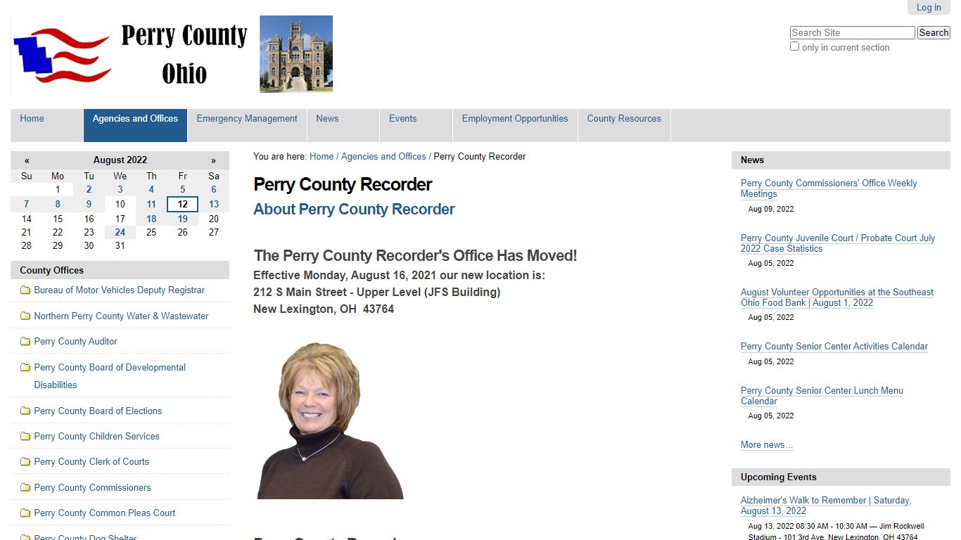 Perry County Recorder — Perry County Ohio